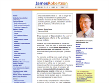 Tablet Screenshot of jamesrobertson.com